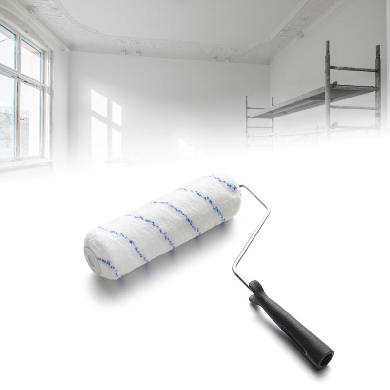 Lightweight 9inch Putty Tool Wall Brush Microfiber Brush Quicker & Easy Application Brush with Convenient Handle for DIY