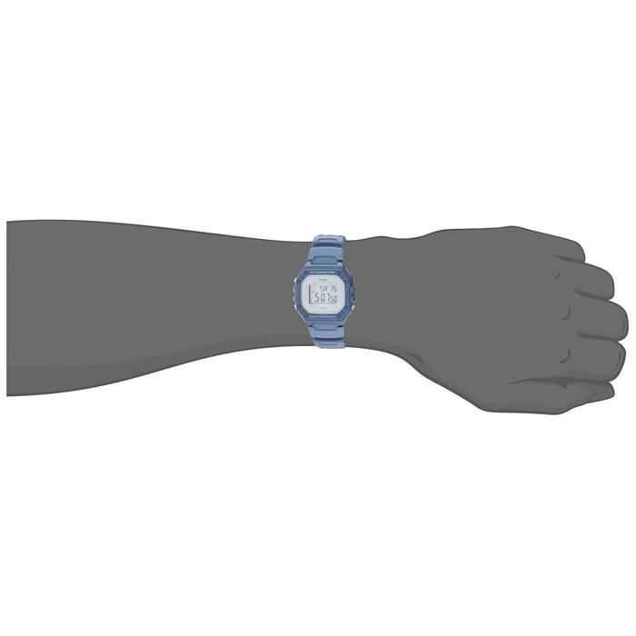 Casio Illuminator Alarm Chronograph Digital Sport Watch (Model W218HC-2AV) (Blue)