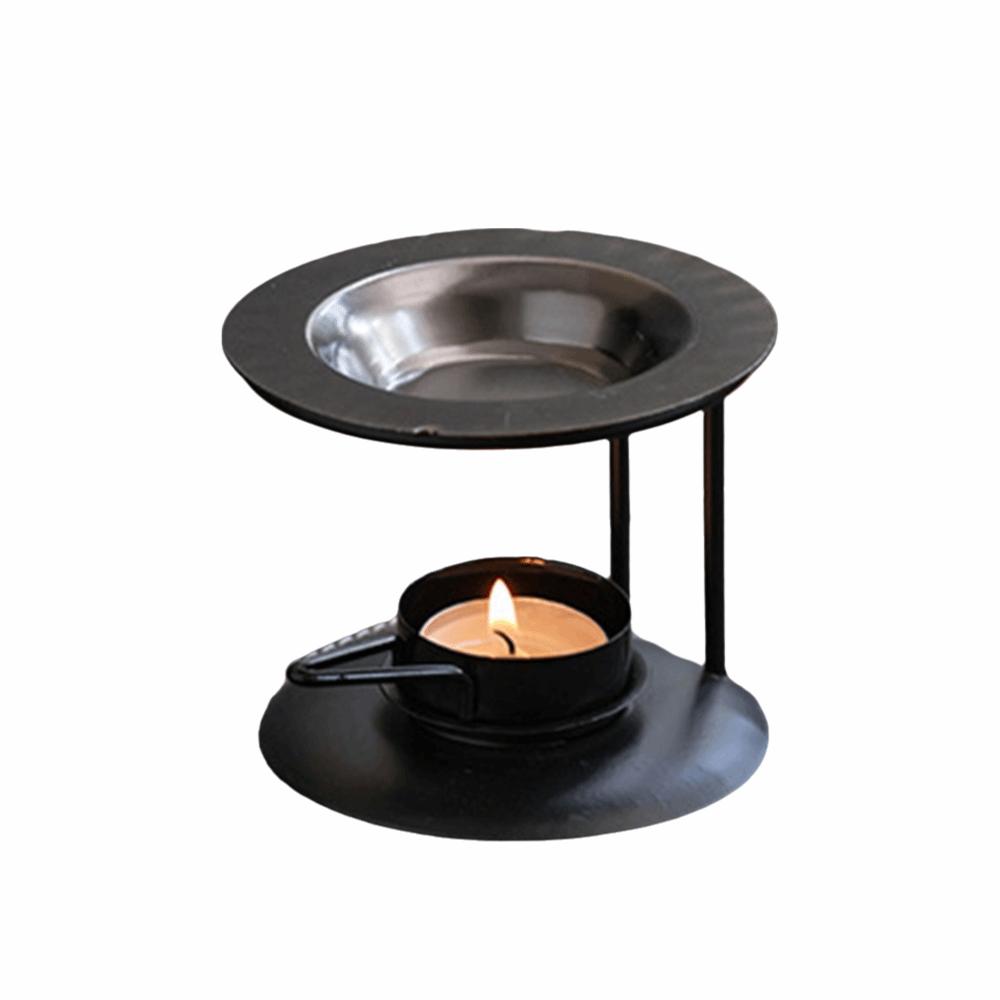 Portable Essential Oil Warmer Polygon Aromatherapy Burner Modern Candle Heating Holder  Bedroom Use