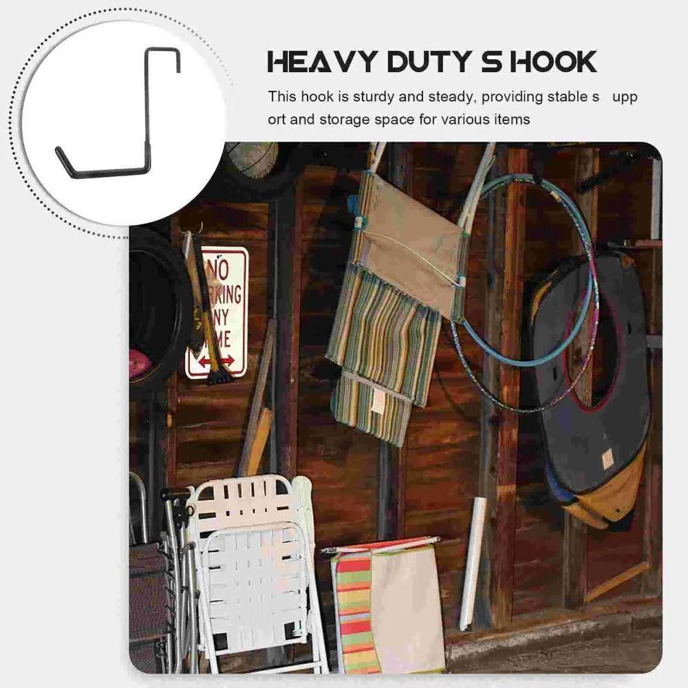 4Pcs Heavy Duty Rafter Hangers Hooks Anti-Slip Coated Metal Ladder Hanger For Bicycle, Ladder, Rope