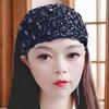 Fashionable Wide Lace Headband Anti-Slip Design Stylish Wide Embroidered Border Women's Knitted Hair Accessories Elegant Style