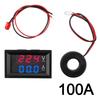 AC 60-500V 10A 50A 220V Digital LCD Voltmeter Ammeter Voltage Current Meter Tester Detector Transformer for Electrician Tool
