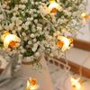 Solar Bee LED String Lights for Outdoor Patio Decorations