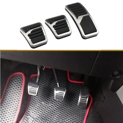 Benim iyi arabam için Mitsubishi ASX Outlander Lancer EX Eclipse Çapraz Pajero Paslanmaz Çelik Araba Pedalı koruyucu örtü AT MT Pedallar