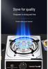 High-Power Single-Burner Gas Stove with Flameout Protection for LPG and Natural Gas