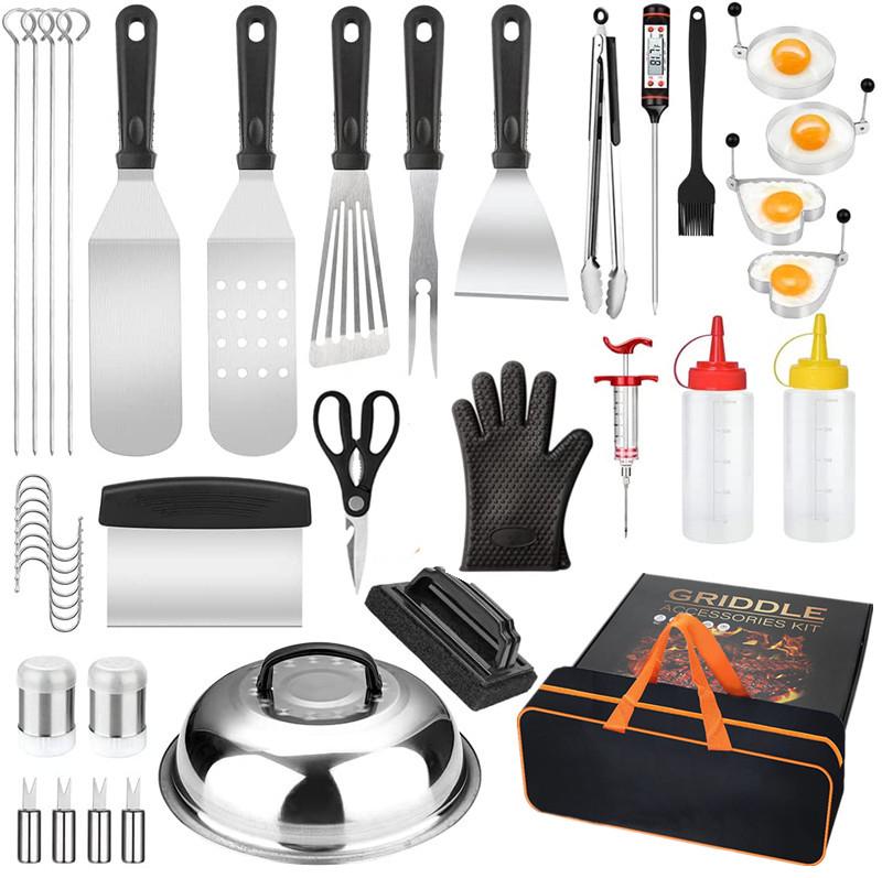 Hot Sale BBQ Tool Set: Outdoor Grill & Teppanyaki Spatula Kit