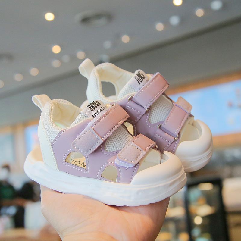 Zapatos Niña Soft Sole Walking Shoes 2025 Summer New Baby Shoes Anti Kick Girl Shoe Boy Beach Shoe Kid Shoe Baby Items Sandalias