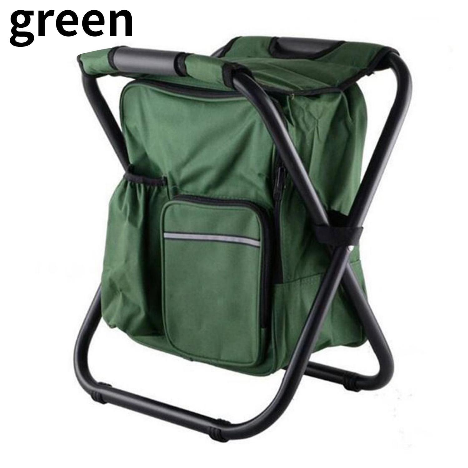 

Портативный складной ремень Maza для улицы, скамейка для пикника, кемпинга, барбекю, рыбалки, складной ремень, пляжный стул в ледяной упаковке зелёный