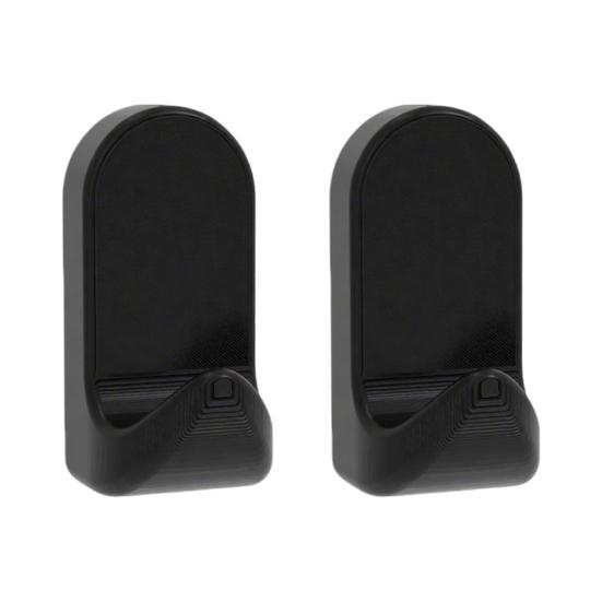 2PCS 3D Printed Hook, Self-locking Design, Nail-free Adhesive Key Holder, Space-saving Nordic Minimalist Style Hook, for Wall Home Decor