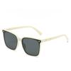 Retro Square Eyewear With Uv400 Protection For Fashion Street Style And Casual Wear