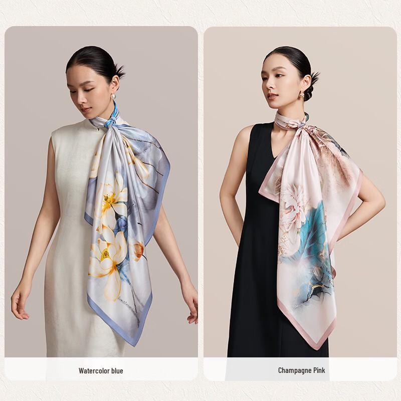 Shanghai Story 14 Momme Silk Scarf Gift Box