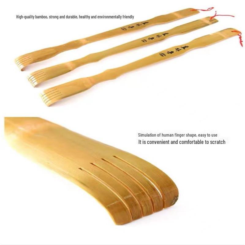 Rückenkratzer aus Bambus für Senioren und Söhne – Juckreizlinderungsgerät