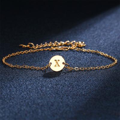 Fashion Ornament Hand Chain 26 Letter Bracelet Personality Women's Simple