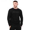 DKNY Herren Sweatshirt mit tonalem Logo Rundhalsausschnitt