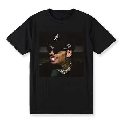 Chris Brown Schwarzes Unisex T-Shirt mit Aufdruck, Bestseller Unisex Musikstar T-Shirt