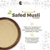 CARMEL ORGANICS Safed Musli Root Powder 100 Grams | Natural | Non-GMO | Siva Musli Podi/Shweta Musli Hudi | Chlorophytum Borivilianum
