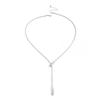 Adjustable Snake Necklace Featuring Metallic Luster Irregular Shape High Quality Iron Sweater Chain for Women Gift