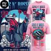 Guns N Roses 2026 Vancouver Bc Place World Tour Double Sided Retro Rock Band Pattern Tour Date Printed Short Sleeved TShirt