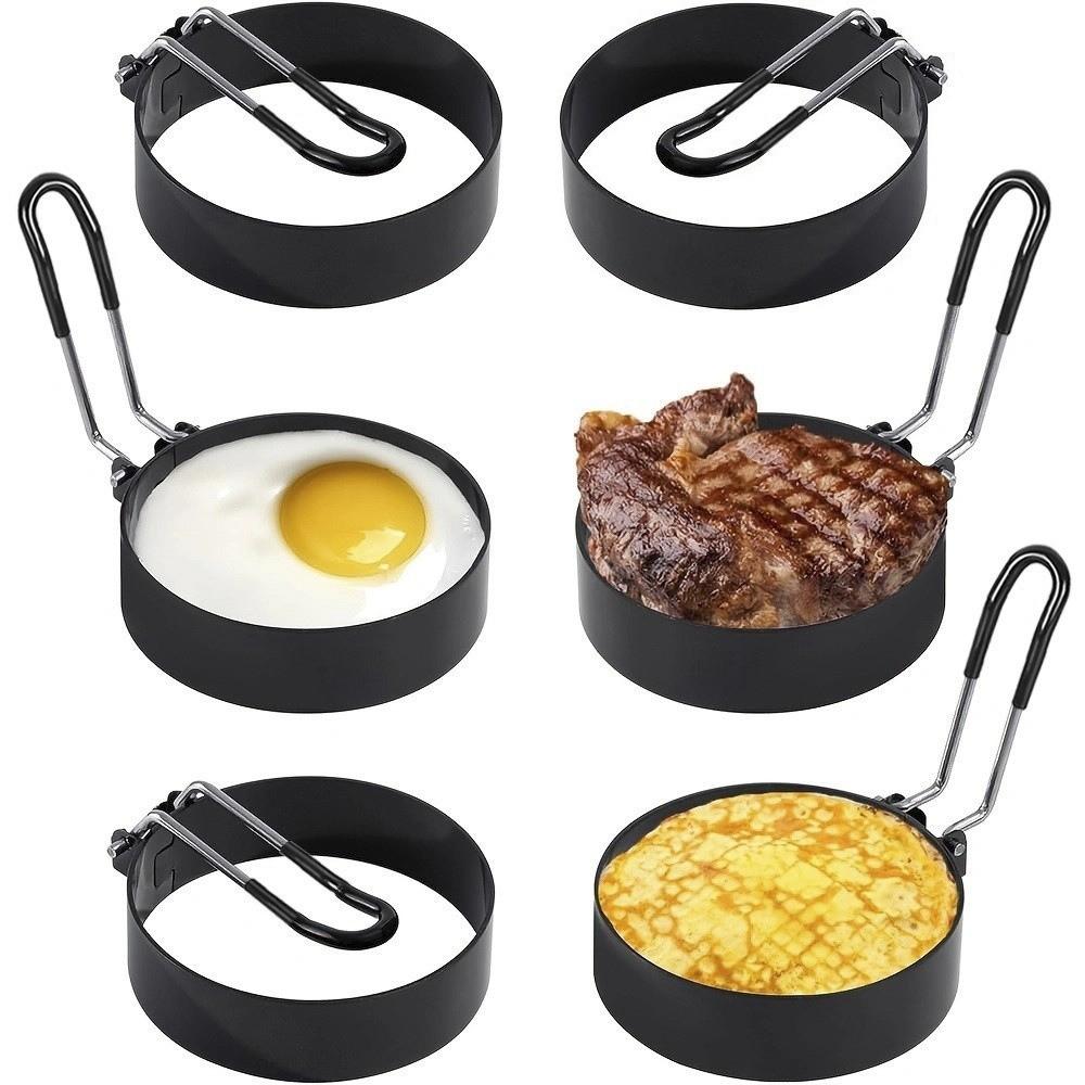 Easy Clean Egg Cooking Rings Stainless Steel Fried Egg Molds High Quality Egg Rings  Breakfast