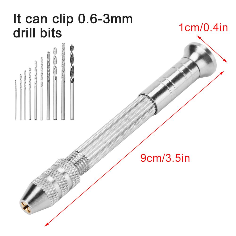 Mini Hand Drill Set Rotary Drilling Portable DIY Steel Wood Drill Jewelry Engravings Tools