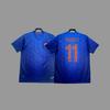 Retro jersey, football jersey, classic nostalgic replica Thai jersey, game training jersey, short-sleeved sportswear.