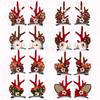 Bowknot Children Deer Antler Hair Clips Plush Xmas Hair Clip Lovely Christmas Hairpins  Girls