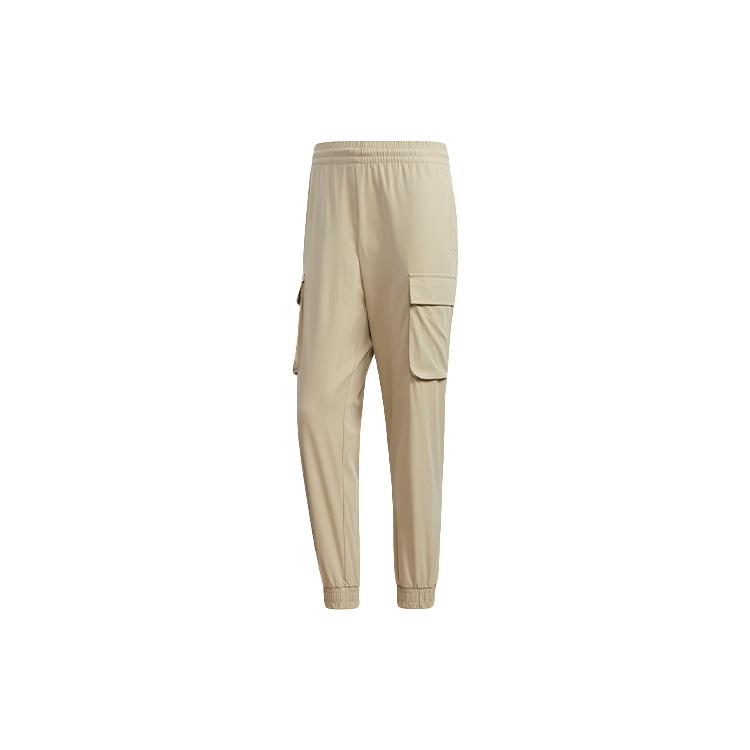 adidas neo M SS CS CARG TP Multiple Pockets Bundle Feet Sports Pants Brown Men s GM2294 XS