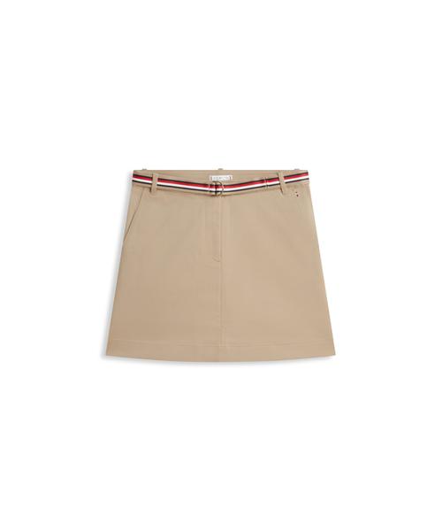 Tommy Hilfiger London Belted Mini Skirt (T22G1Wsc064Wt1Aeg)