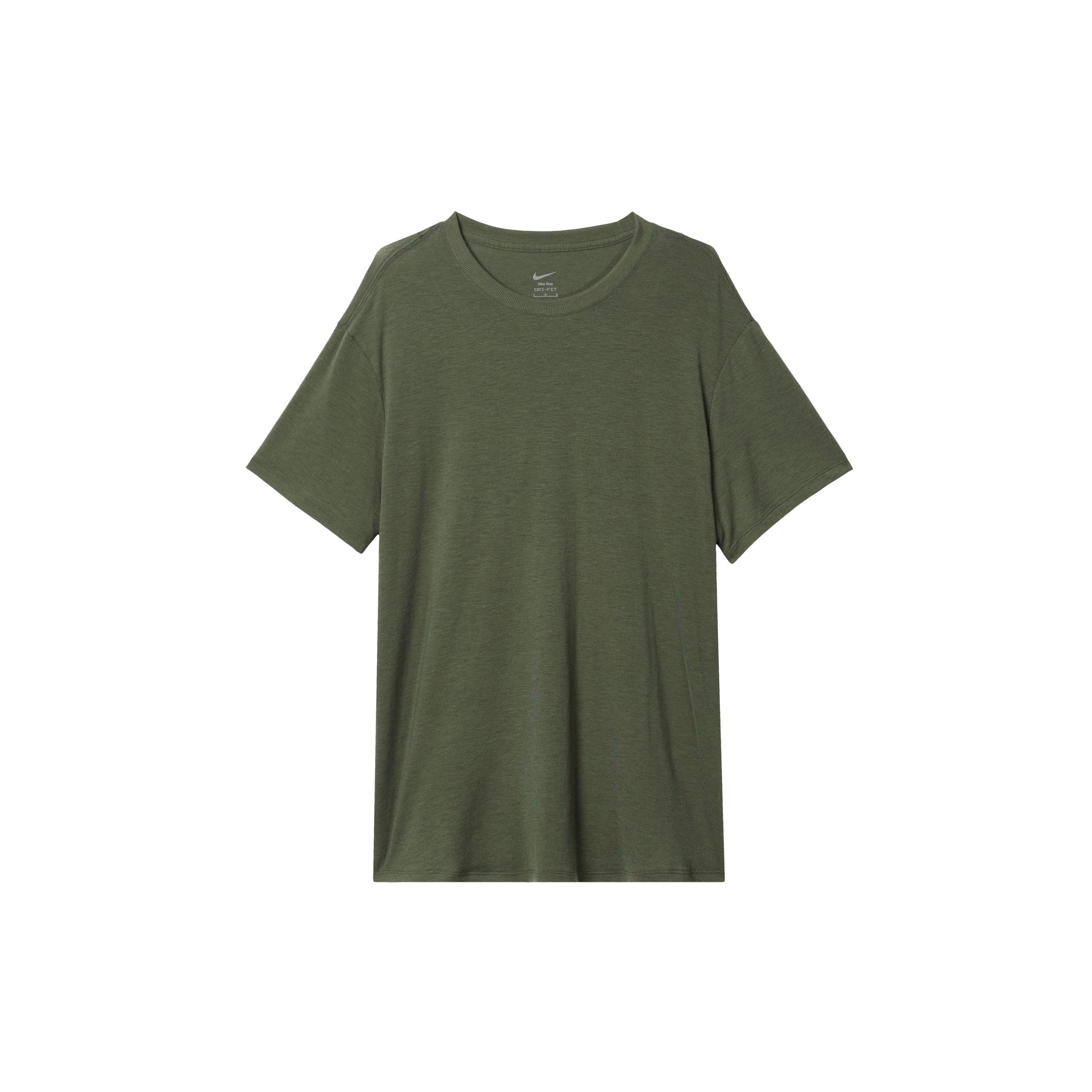 (WMNS) Nike One Relaxed Dri-FIT T-shirt  Khaki  Women s FN2815-325 S