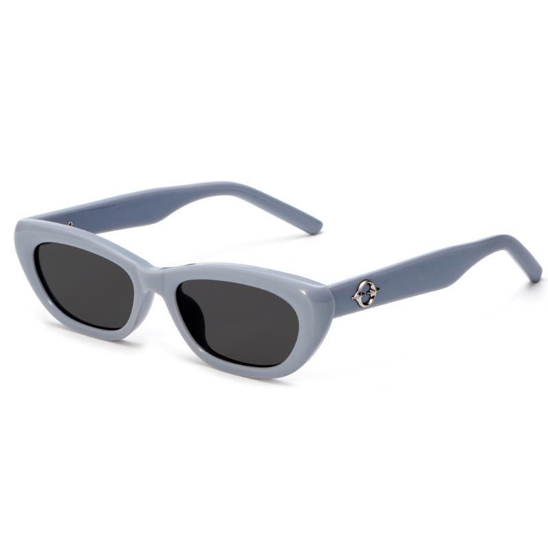 Vintage Gm Net Red Same Style Cat Eye Sunglasses Women Trendy High-end European American Y2k Sunglasses Men Uv400 StyleE