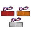 Universal Red Tail Brake 24LED Light Motorcycle Motorbike Stop Fog Lamp Bolt 12V Truck Tail Lamp Caravans ATV Off Road Lighting
