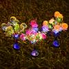 Solar Dandelion Flowers Light IP65 Waterproof with Glowing Flowers & Stems Garden Decoration Lights for Yard Lawn Pathway