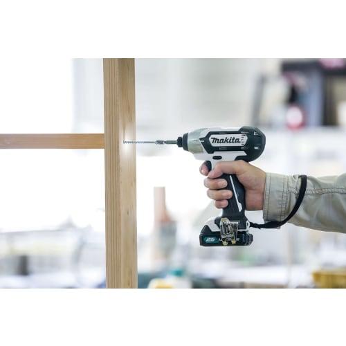 Makita impact driver TD110 (10.8V) white torque 110Nm 1.5Ah battery/charger included/soft case included TD110DSHSW