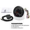 Waterproof 85mm GPS Speedometer Tachometer 0-8000 RPM 7 Colors Backlight Turn Signal Light For Marine Boat Car Universal 12V24V