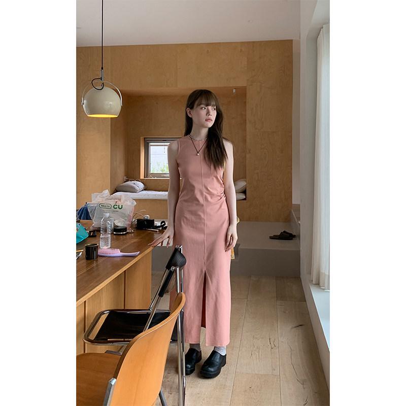 Hello Eat Simple Sleeveless Midi Dress - Spring/Summer 2026 Minimalist Style