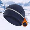 Fleece Hat with Reflective Strips - Cold-Resistant Hat, Cycling Warm Hat, Ski Hat, Ear-Protected Hat for Night Running