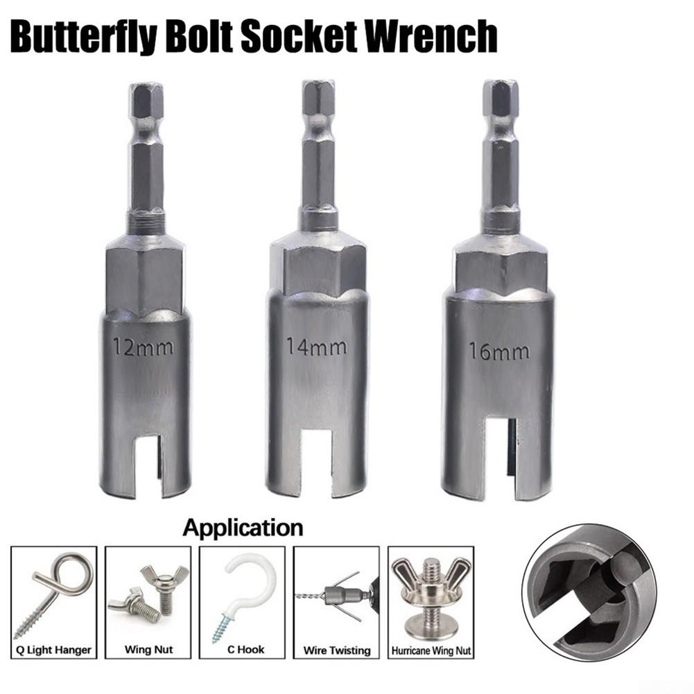 Sandblasting Butterfly Bolt Wrench Kit 1/4inch/6.35mm