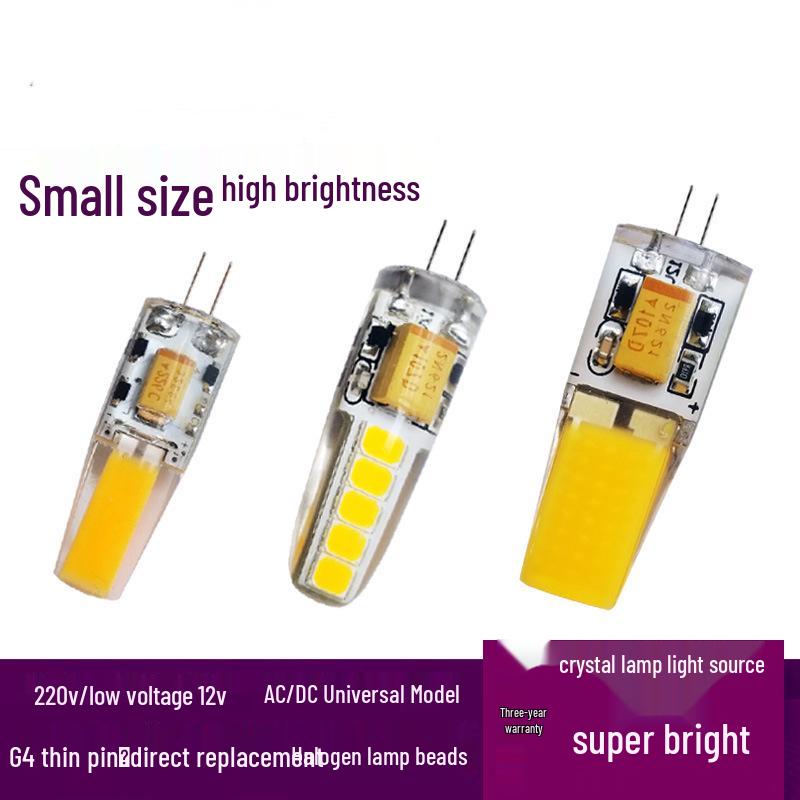 G4 12V LED High Brightness Small Bulb - Low Voltage Crystal Vanity Light