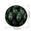 Brazil National Football Team Theme Soccer Ball Size 5 Soccer Ball Soft Touch Professional Training Football for Outdoor Sports