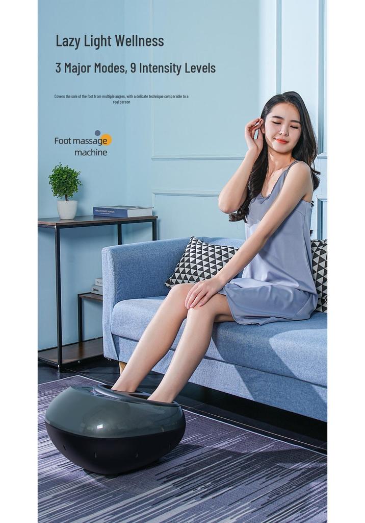 Fully Automatic Foot Massager with Airbag Wrap, Sole Roller, and Heating