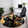 1pc Samurai Armor Chair Carpet for Office Non Slip, Machine Washable Rug for Office, Room Holiday Decor for Christmas, Birthday Polyester