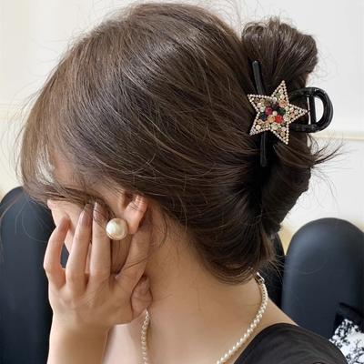 Full of Diamonds, Hairpins, Back of the Head, Grab Clips, Simple Temperament, Disc Hair, Shark Clips, Hair Accessories Ins Wind