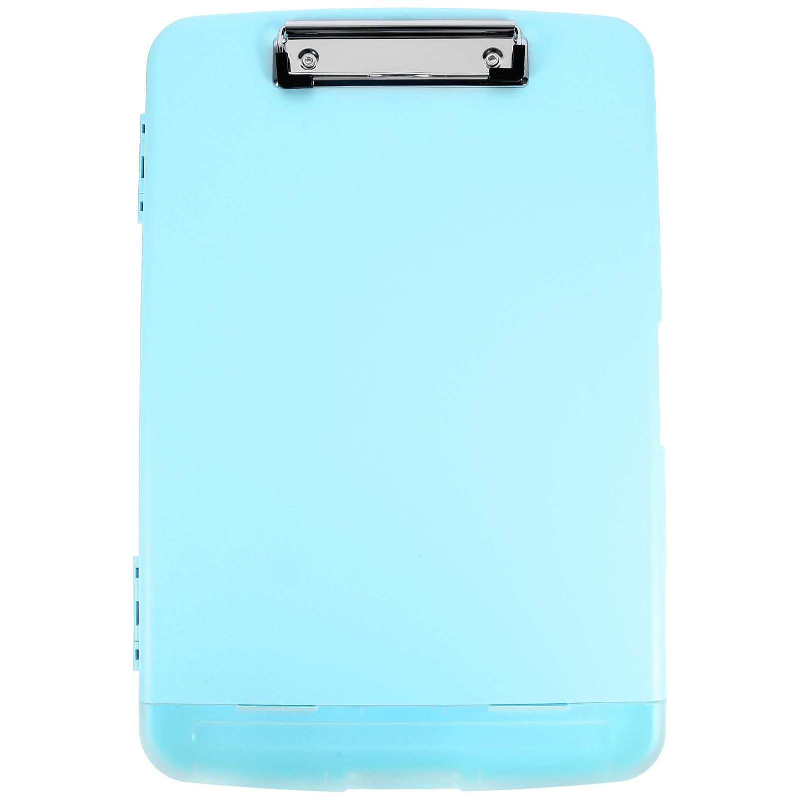 Хранение папок-планшетов Держатели для хранения документов Пластиковые папки Многофункциональные зажимы для удобных файлов по уходу за больными небесно-голубой 1789₽