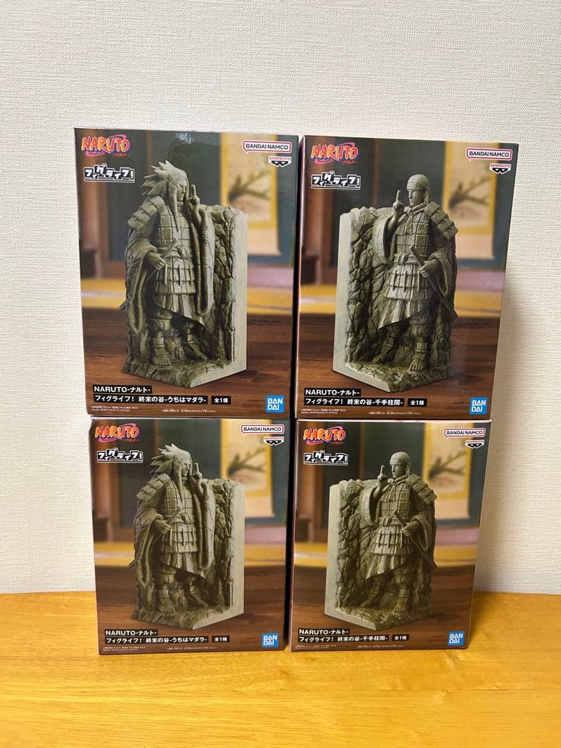 

[USED] NARUTO Fig Life: Madara of the Valley of the End, Hashirama, 2 of each