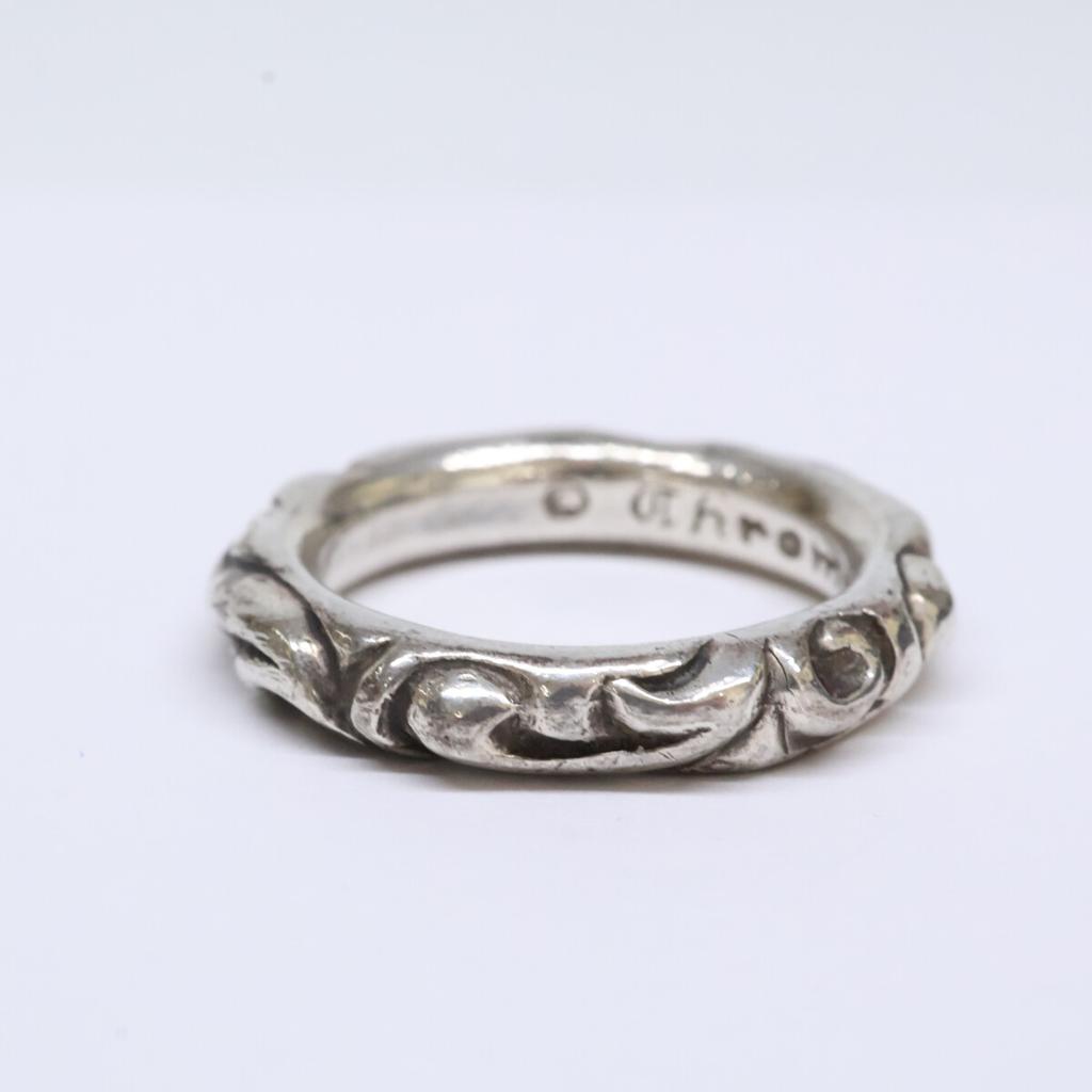 Chrome Hearts 925 1994 Scroll Band Ring ring SilverUsed