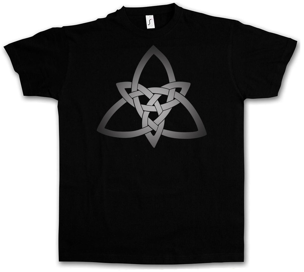 CELTIC KNOT LOGO SIGN I T-SHIRT Celtic Knot Celtic Cross Cross Runes Thor- XL