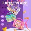 Tea Time Playset Simulated Kitchen Playset Table Snack Afternoon Tea Toy Set  Cookware Accessories