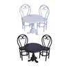 Mini Dining Creative Play Metal Furniture Set For Children Safe Pretend Kitchen Accessories Easy Snap Together Design
