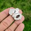 Womens day Deal Oval Rhodonite Stone Sterling Silver Solitaire Bird Bezel Ring
