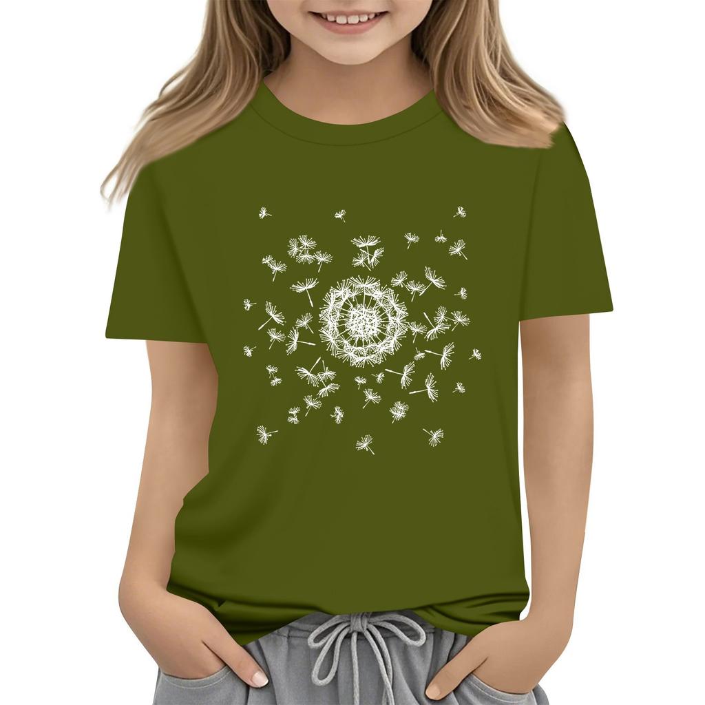 Letní dětské tričko s krátkým rukávem a krátkým rukávem s potiskem Top Base